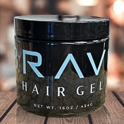 Blue Bravo Hair Gel bottle