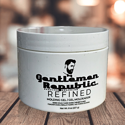 Gentlemen Republic Refined Molding Hair Gel for Men bottle